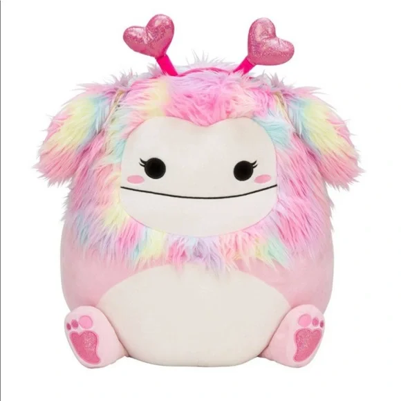 NWT 16” Dobrilla the Bigfoot 💘 Valentine Squishmallow - Picture 2 of 4